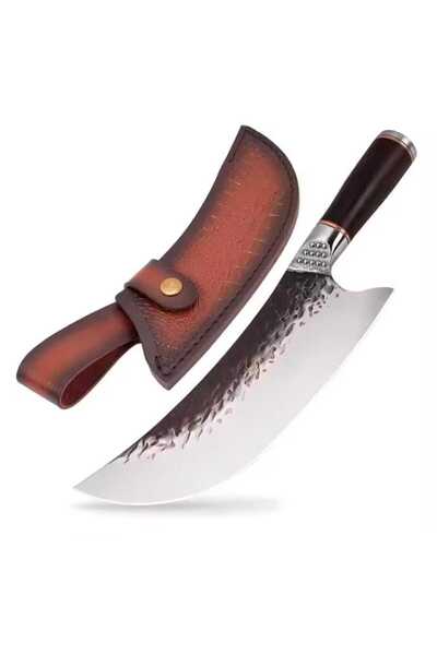 hocho Cutit profesional cu husa Macelar MAXX seria Brutus, otel japonez HRC 6...