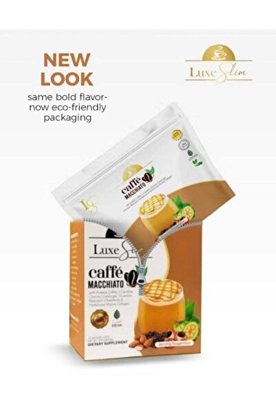 LUXE ORGANIX قهوة ماكياتو لوكس سليم للتنحيف - 10 أكياس