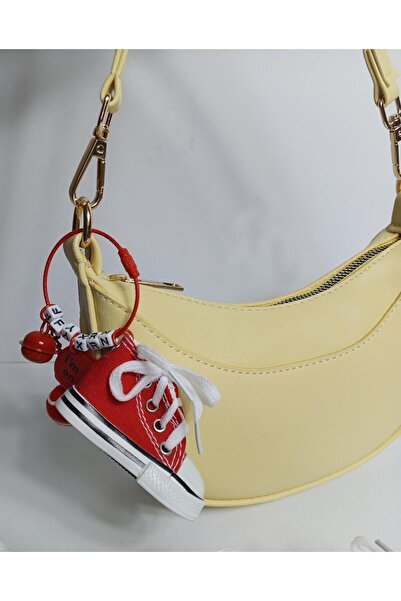 JUST WOMAN Imported Mini Sneaker Bag Charm with Bell