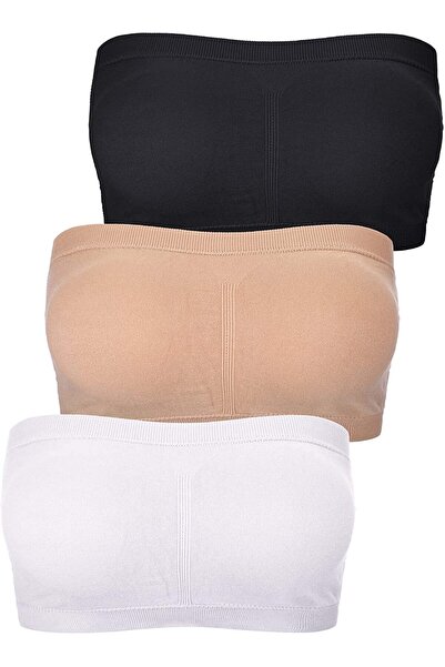 OEM Sutien sport tip bandeau, fără bretele, fără cusături, fără armătură, cu ...