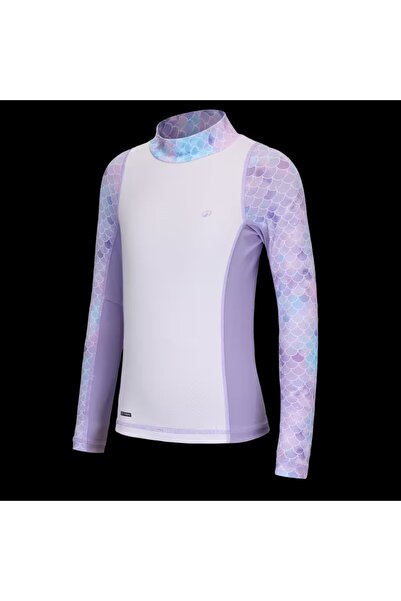 Decathlon Çocuk UV Korumalı Uzun Kollu Tişört - Mor - 500