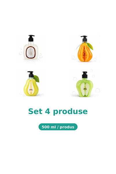Tasty Set 4 Produse Tasty, Mix Cocos, Pepene Galben, Pere, Mar Extract