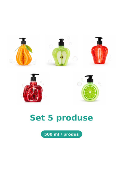 Tasty Set 5 Produse Tasty, Mix Pepene Galben, Mar Piele Sensibila, Capsuni, R...