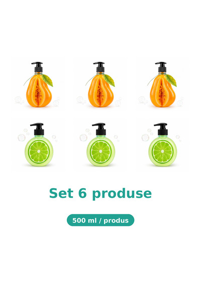 Tasty Set 6 Produse Tasty, Mix 3x Pepene Galben, 3x Lime