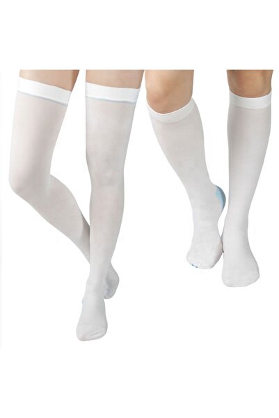 Generic Sosete Compresive Thigh High 15-20 mmHg cu Banda Silicon Anti-Aluneca...