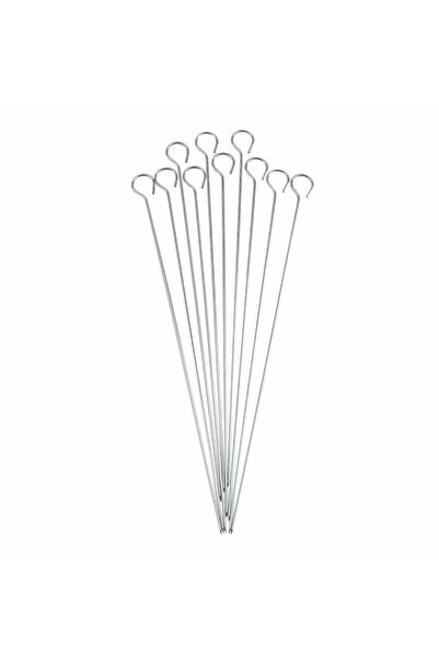 Naterial Set 10 țepușe frigărui Naterial, oțel, 400 mm