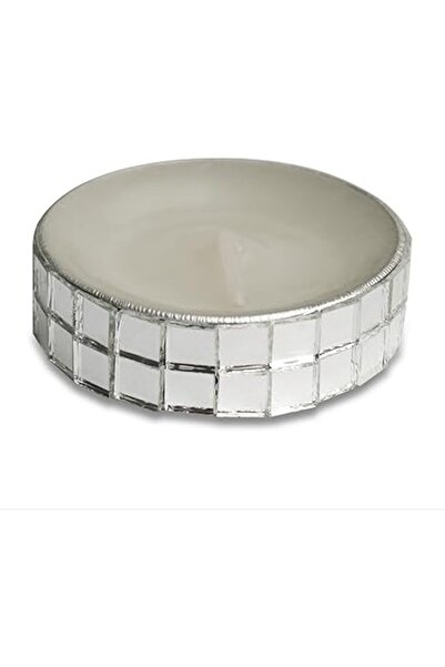 The Bros Premium Mirror-Inlaid Tealight Candle Set – 8 Sparkling Decorative W...