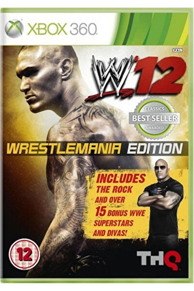 THQ Nordic WWE 12 Wrestlemania Edition Παιχνίδι XBOX 360 (Μεταχειρισμένο)