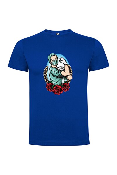 iLovePrints Roses and Masked Man Tshirt