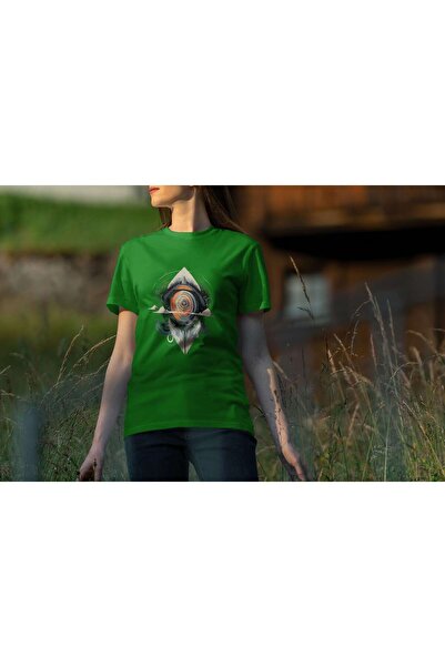 iLovePrints Abstract Geometric Eye Tshirt