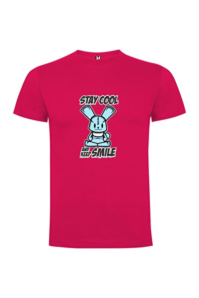 iLovePrints Cool Bunny Smirks Tshirt