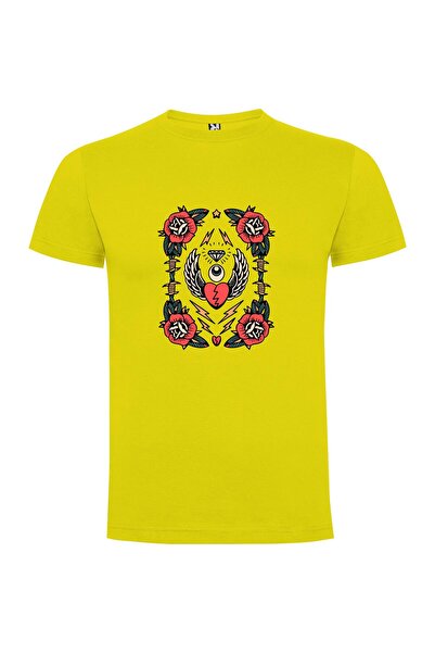 iLovePrints Rose-Eyed Tattoo Flash Tshirt