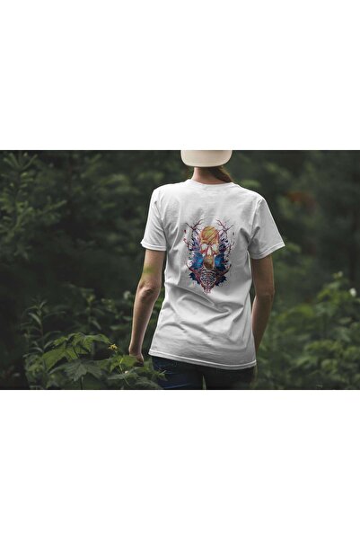 iLovePrints Abstract Skull Art Tshirt