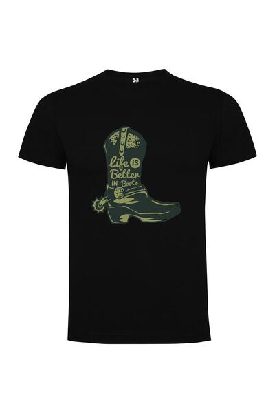 iLovePrints Boot-tastic Life Enhancement Tshirt