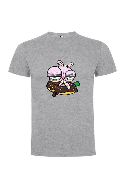 iLovePrints Donut-Munching Bunnypunk Tshirt