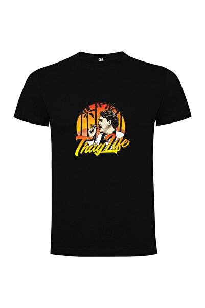iLovePrints Sunset Thug Life Art Tshirt