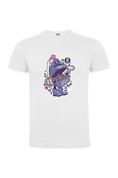 iLovePrints Golden Pirate Robots Tshirt