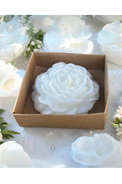 magnocandles 35 Adet Gül, Şakayık Mum / Davet, Söz, Nişan, Nikah, Düğün, Kına...