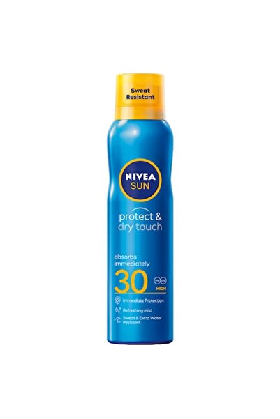 NIVEA Protect & Dry Touch Αντηλιακό Σπρέι με SPF 30, 200 ml