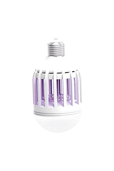 EUROLAMP Εντομοκτόνος Λαμπτήρας - Λαμπτήρας Εντόμων LED 5=8W, 2 σε 1, για Ντο...