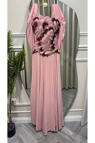 Jood Embroidered Tulle Dress with Corset