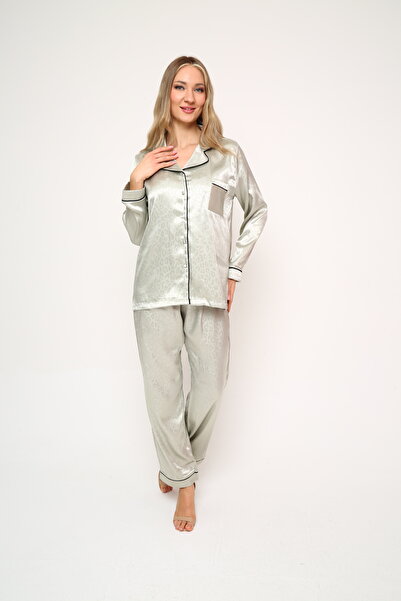 naumi Shadow Tigris – Saten Pijama Takımı
