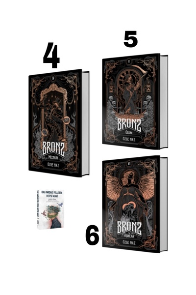 Guardian Kitap Bronz 4, Bronz 5 ve Bronz 6 Özge Naz 3 Kitap Ciltli Set