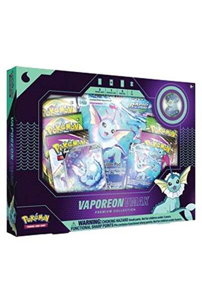 Pokemon Colecția Premium Vaporeon VMAX Versiunea UE