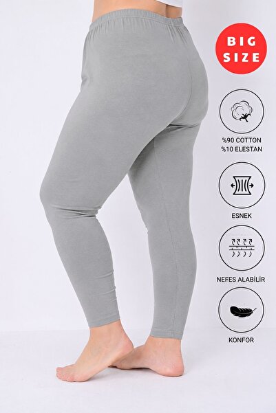 Altınay Women's Plus Size Underwear Leggings - 90% Cotton