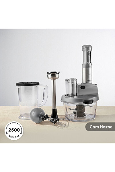 Karaca Mastermaid Prosteel Uzun Blender Ayaklı 6 Bıçaklı Cam Mutfak Robotu 25...