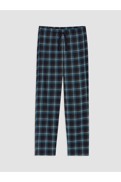 LC Waikiki Standard Fit Checkered Embroidered Men's Pajama Bottoms for Style ...