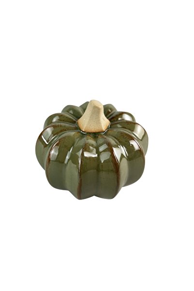 MONDEX Figurină decorativă ceramică MAVE Dovleac 9x9x7 cm Portocaliu 1 buc.