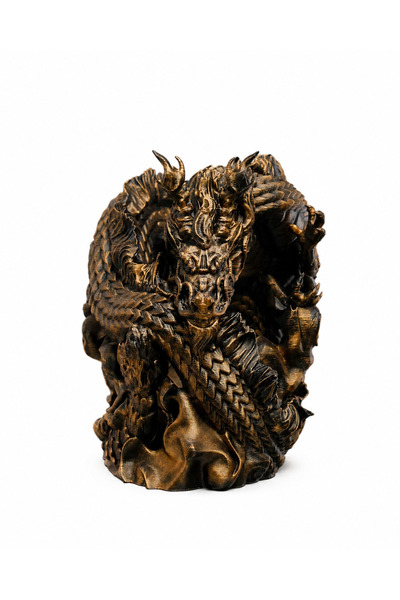 3dlink Imperial Dragon – Suport Sticlă Decorativ Imprimat 3D, Finisat Manual