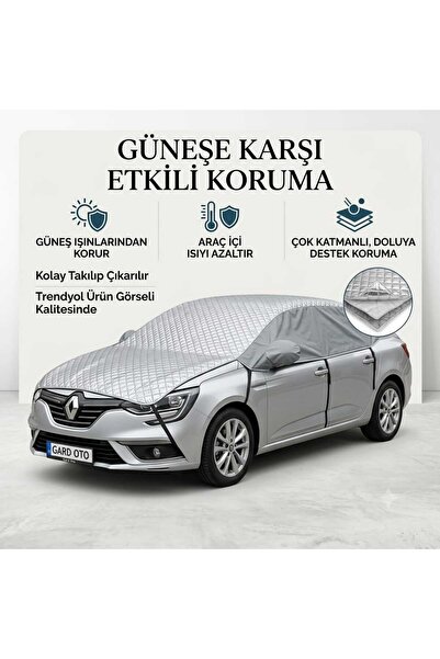 GARD OTO OTO DOLU GÜNEŞLİK BRANDASI UV KORUMA YARIM OTO DÖRT MEVSİM KORUMA SEDAN