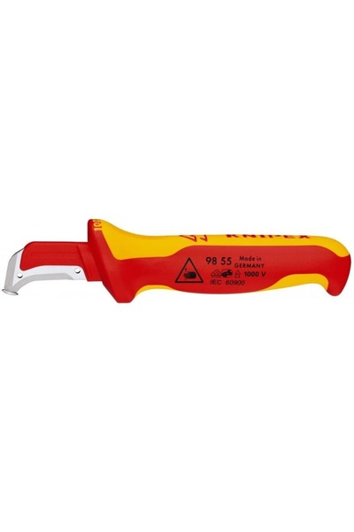 Knipex 98 55, Απογυμνωτής Ομοαξονικών Καλωδίων, Λάμα με προστατευτικό `τακούνι`