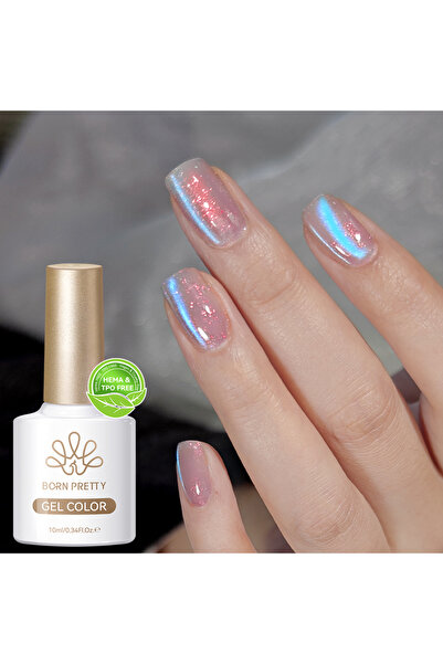 Born Pretty Arctic Blue/Arktik Mavi Kristal Kedi Gözü Kalıcı Oje-10 ml