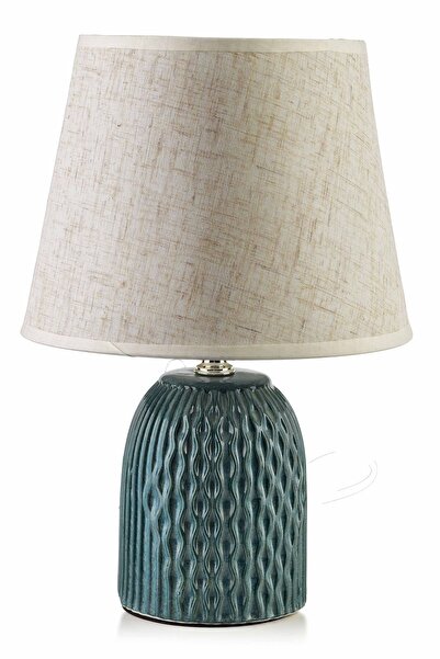 MONDEX Lampă de masă ceramică LETI 9.5x20x29 cm Gri 1 buc.