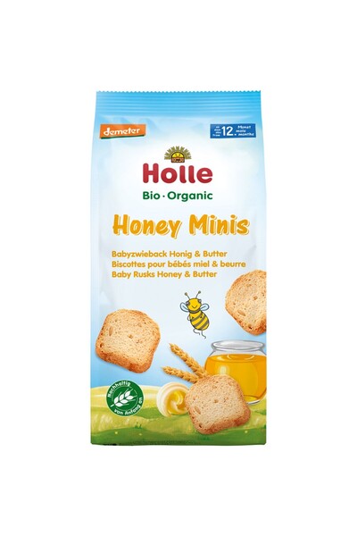 Holle Pesmeti cu miere si unt pentru copii 1 an,
