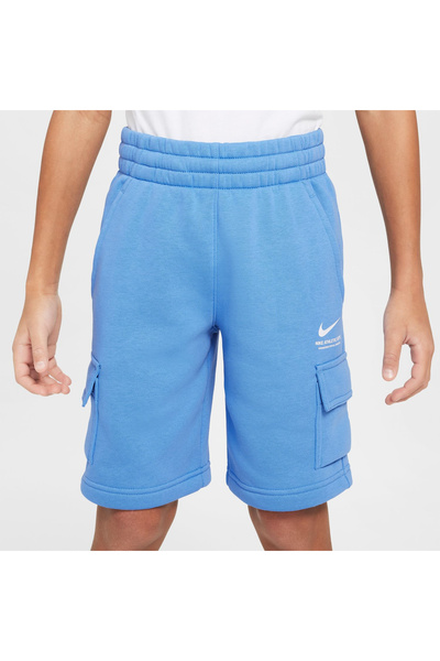 Nike Pantaloni scurți cargo negri pentru copii B Nsw Si Flc Bb L Negru