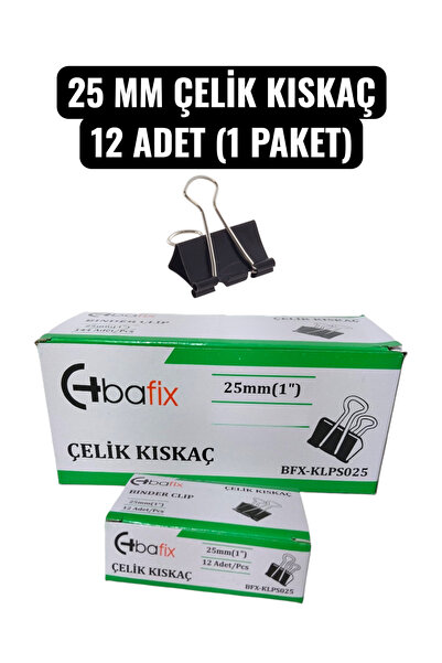 SEYFİKİRTASİYE 25 MM ČELIČNA STEZALJKA 12 KOMADA (1 PAKOVANJE)