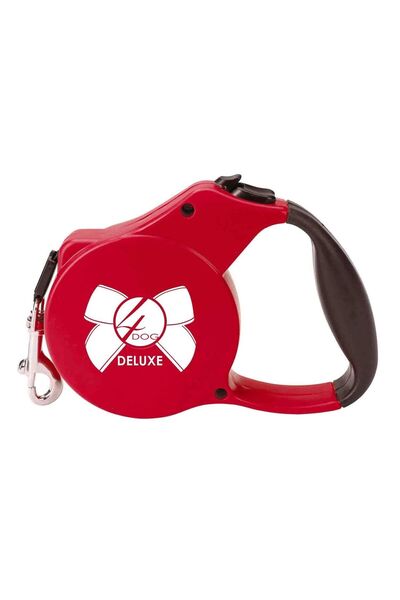 4Dog Deluxe Lesă retractabilă pentru câini de 5m, pentru câini de talie medie...