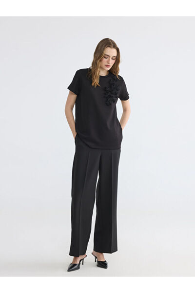 LC Waikiki Блестящи селекции от Shining Store STANDARD Fit Дамски панталони