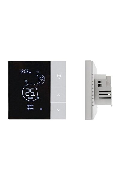 GÜMRÜK BEY WiFi Termostat – Dijital LCD Ekranlı Yerden Isıtma Kontrol Cihazı ...