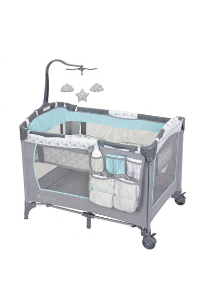 babytrend سرير أطفال/حظيرة لعب للأطفال من EZ Rest Nursery Center Playard Leaf...
