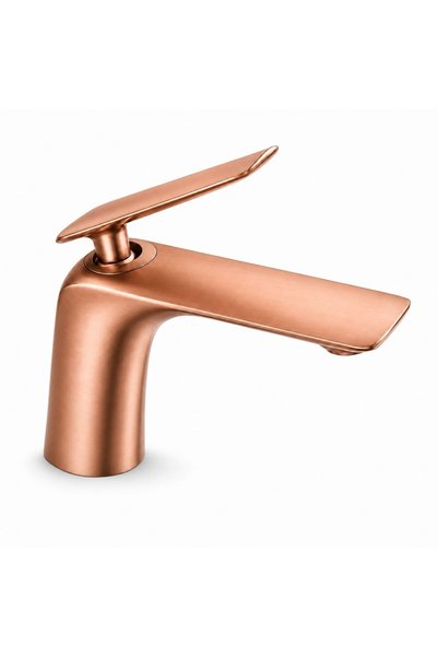 Radinavico baterie lavoar, alamă, kit de instalare inclus, rose-gold