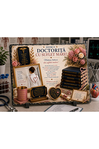 hiperborea Placă ardezie - Pentru o Doctoriță cu Suflet Mare