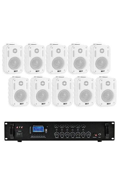 POWER DYNAMICS Audiosat 120W Sistem audio de showroom cu 10 difuzoare, Blueto...