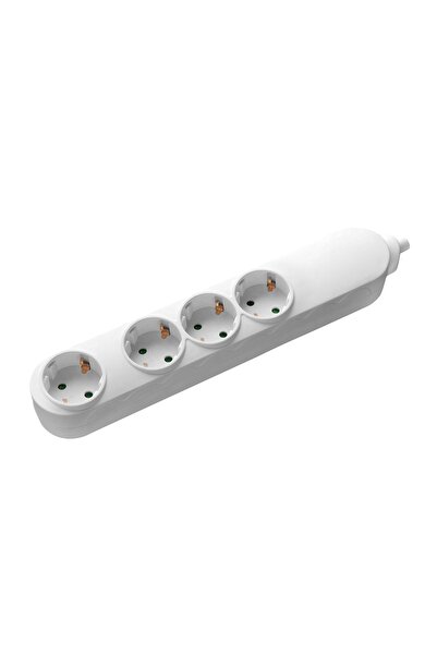 Samus Prelungitor cu 4 prize, cablu de 1.5m, 3680W, Schuko, alb
