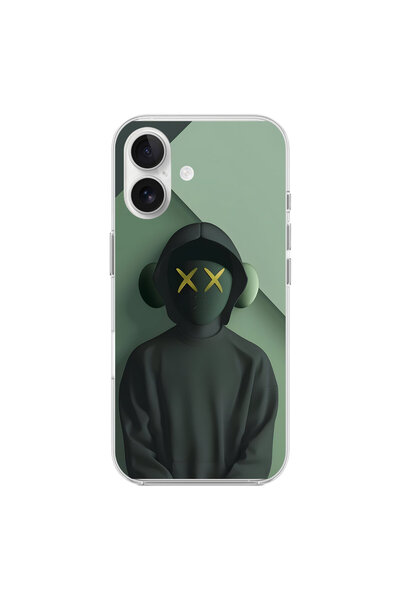 PPKin iPhone 17 Compatible No Face 1 Design Transparent Case