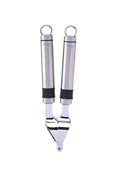 Prestige Stainless Steel Eco Garlic Press With Rubbergrip Silver